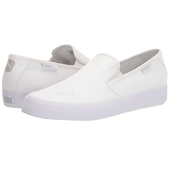 Puma Shoes - Puma Women's White Slip-On Sneakers